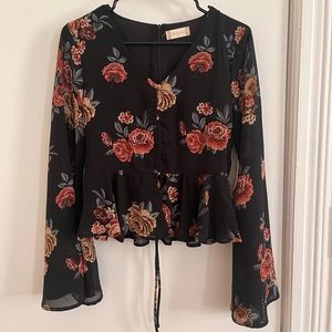 Altar’d State Floral Blouse